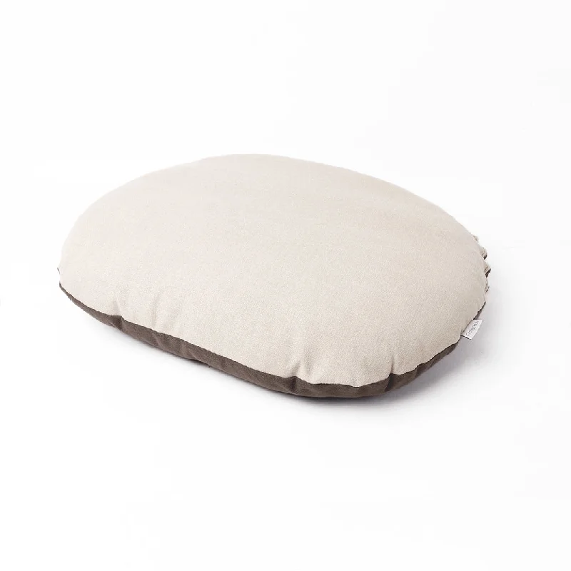 Oval Dog Bed Mattress with Reversible Cover