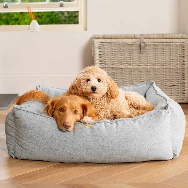 Personalised Box Bed For Dogs In Inchmurrin Iceberg By Lords & Labradors