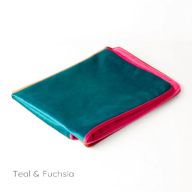 Velour Teal & Fuchsia