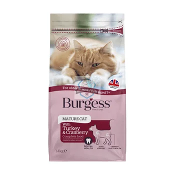 Burgess Mature Cat Turkey & Cranberry Food