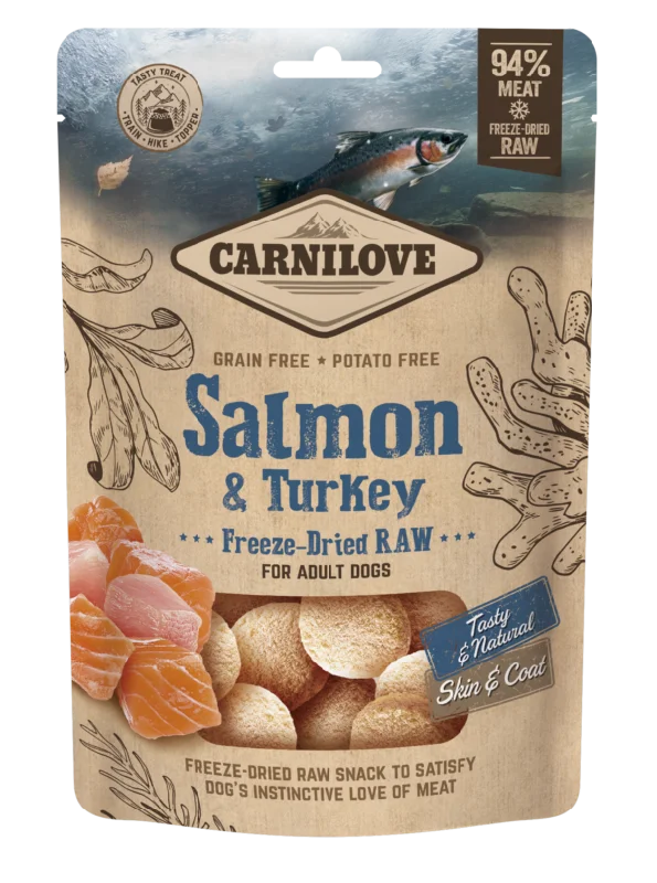 Carnilove Freeze Dried Treat Salmon & Turkey 60g