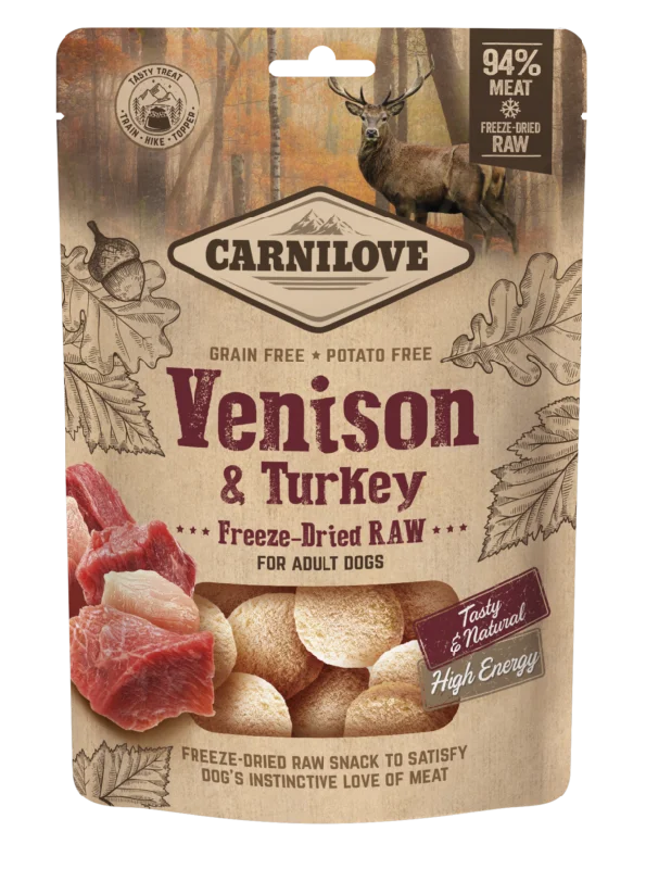 Carnilove Freeze Dried Treat Venison & Turkey 60g