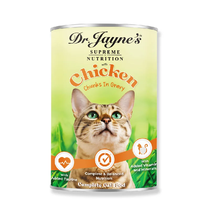 Dr Jayne's Cat Food with Chicken Chunks in Gravy