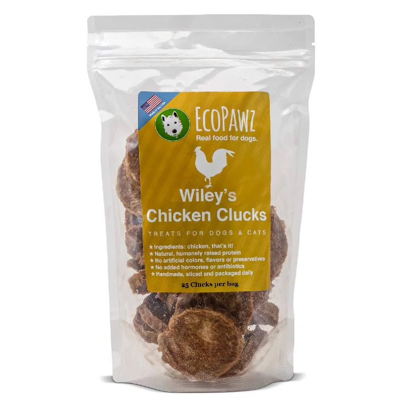 Ecopawz - Wiley’s Chicken CLUCKS - 25 Count Each