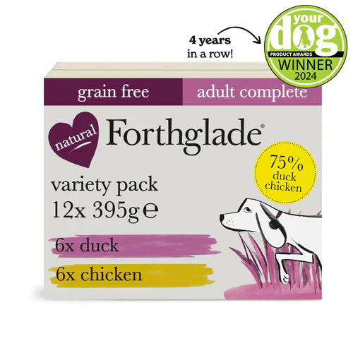 Forthglade Grain Free Multipack Duck & Chicken x 12