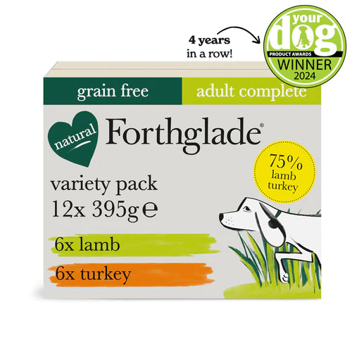 Forthglade Grain Free Multipack Lamb & Turkey x 12