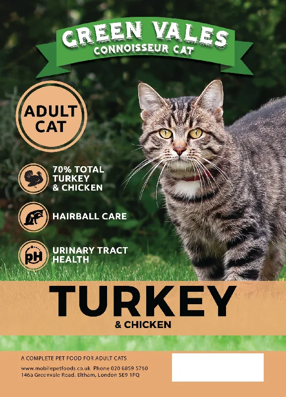 Green Vales Connoisseur Cat Turkey & Chicken