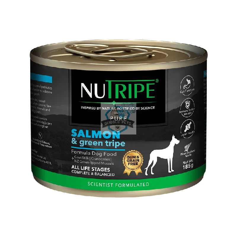 Nutripe Pure Salmon & Green Tripe Canned Dog Food