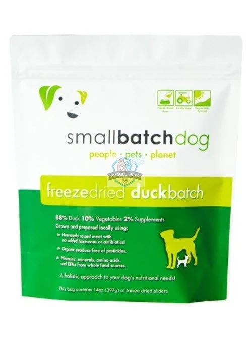 Smallbatch Duck Freeze Dried Sliders For Dogs