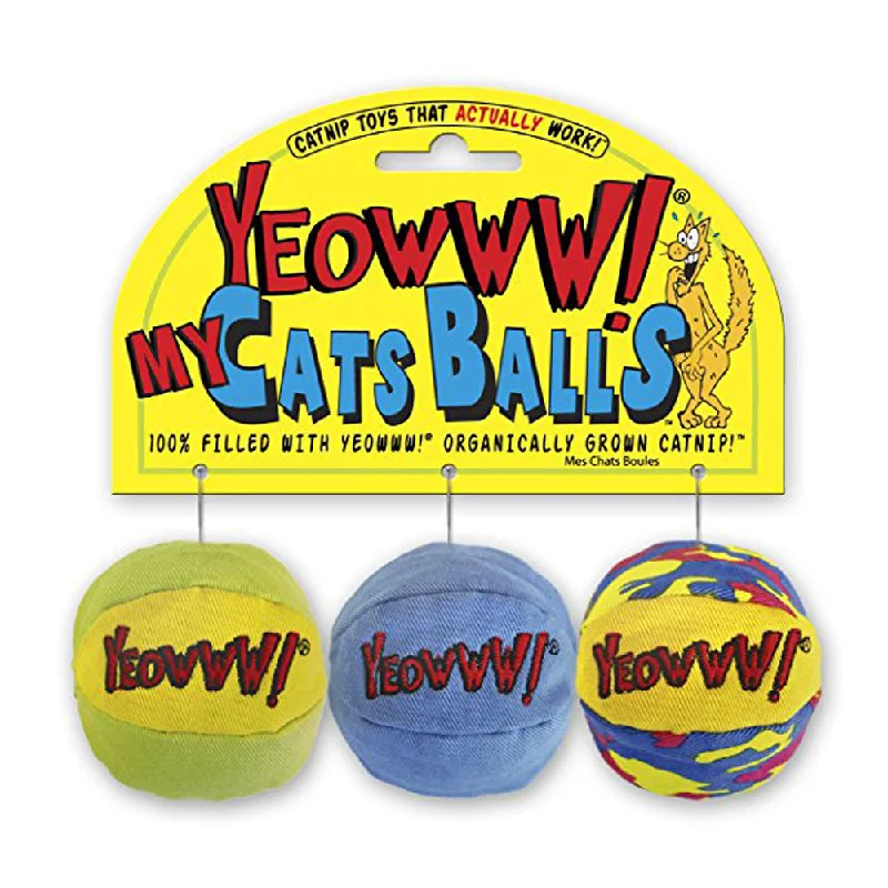 Yeowww My Cat Balls 3 pk