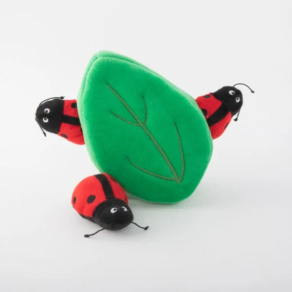 Zippy Paws Burrow Ladybug Leaf