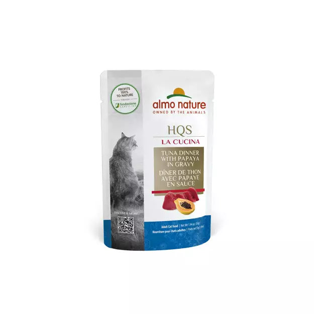 Almo Nature (1202) La Cucina Tuna w/ Papaya in Gravy Cat Pouch 55g