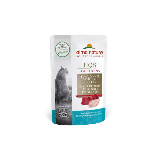 Almo Nature (1205) La Cucina Tuna w/ Sole in Jelly Cat Pouch 55g