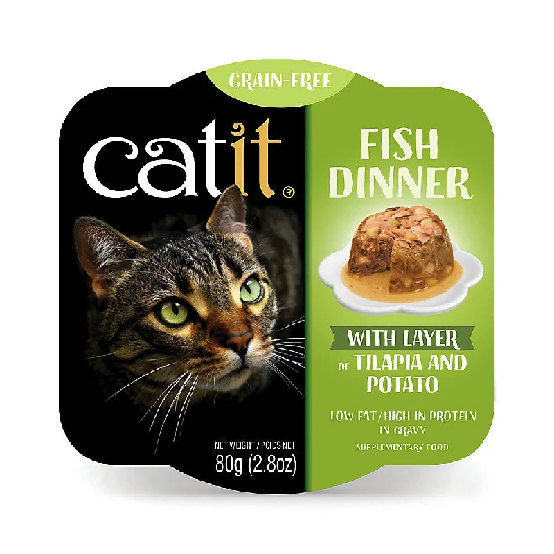 Catit Fish Dinner - Tilapia and Potato (2.8oz)