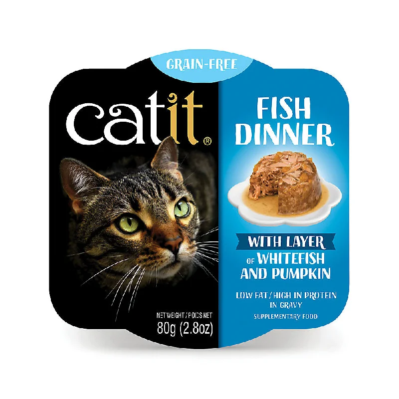 Catit Fish Dinner - Whitefish and Pumpkin (2.8oz)