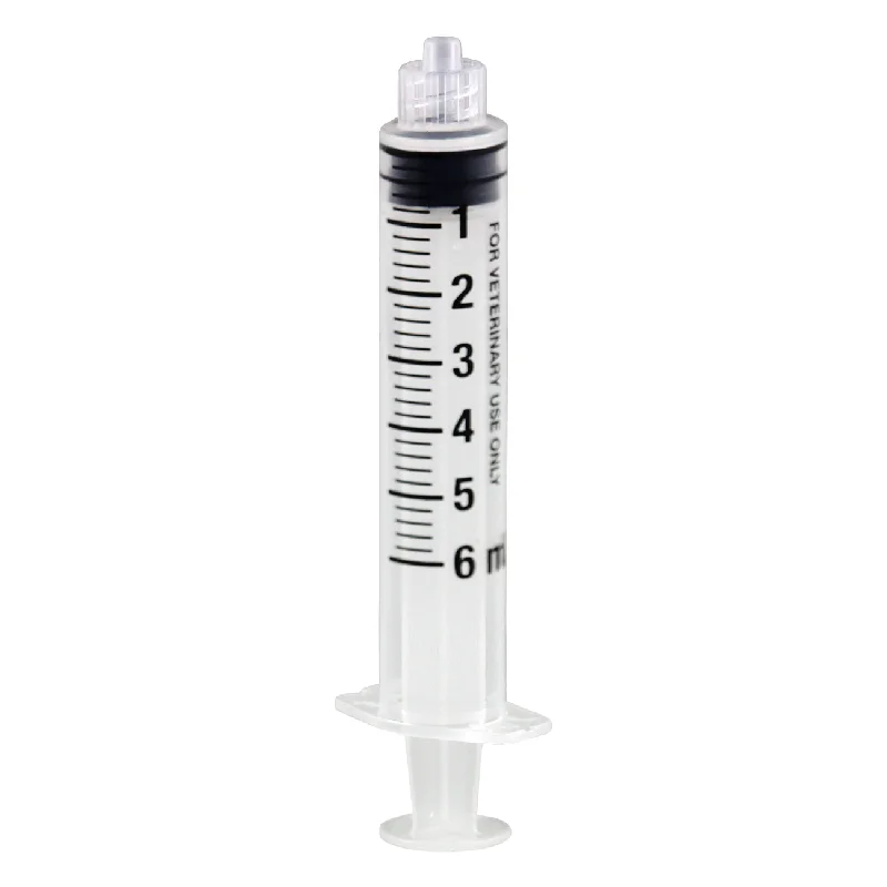 Ideal luer lock syringe 6ml (5/pack | 100/box)