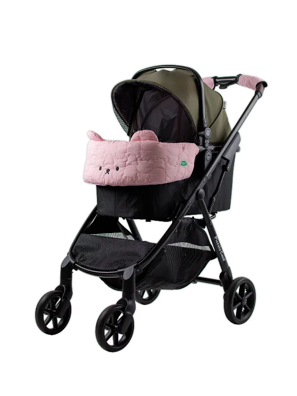 Pet Stroller, ECO - Green + BerryMore Edition