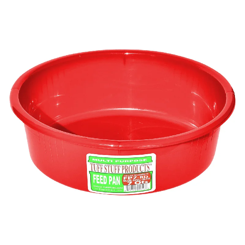 Tuff Stuff feed pan 7 Qts (RED)