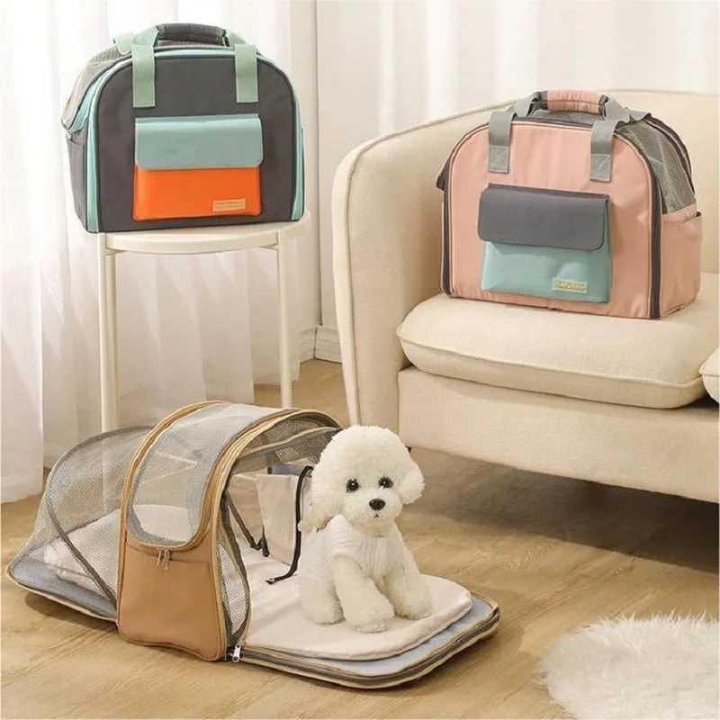 AiroPaws™ Dog Carrier Backpack Puppy Handbags Dog Transport Bag Pet Backpack Multifunctional Tent Pet Bag Puppy Carrier Pet Single Shoulder Bag