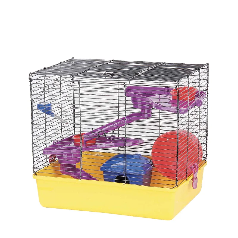 Hamster Fun Home Large Mouse Cage 40.5x30x37cm Pet Mice Rat Play House Enclosure