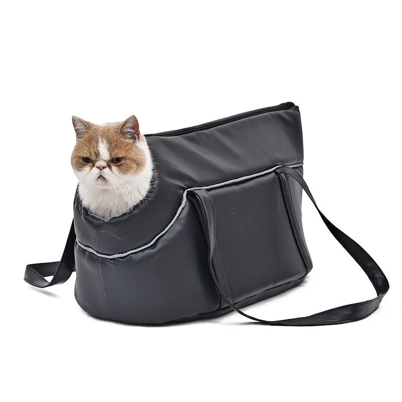 Leather Cat Bag Carrier