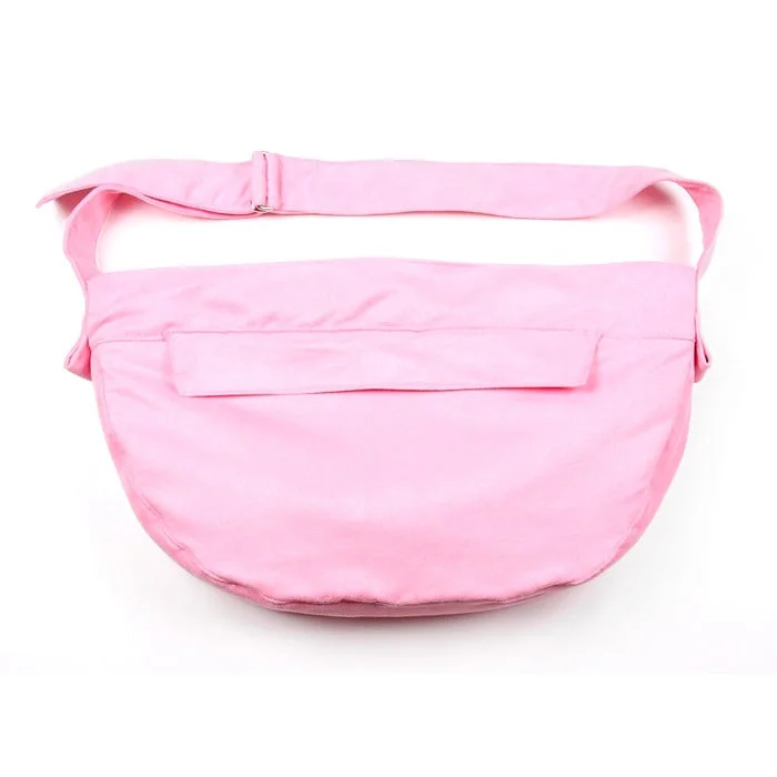 Luxe Suede Cuddle Pet Carrier: Pink