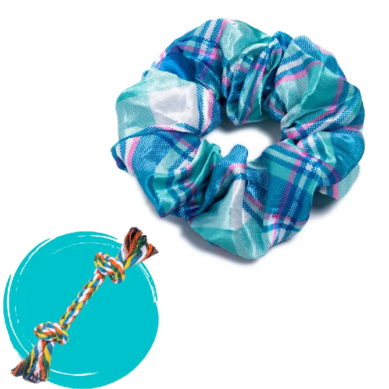 Nantucket Satin Scrunchie + Rope Toy - Free Product