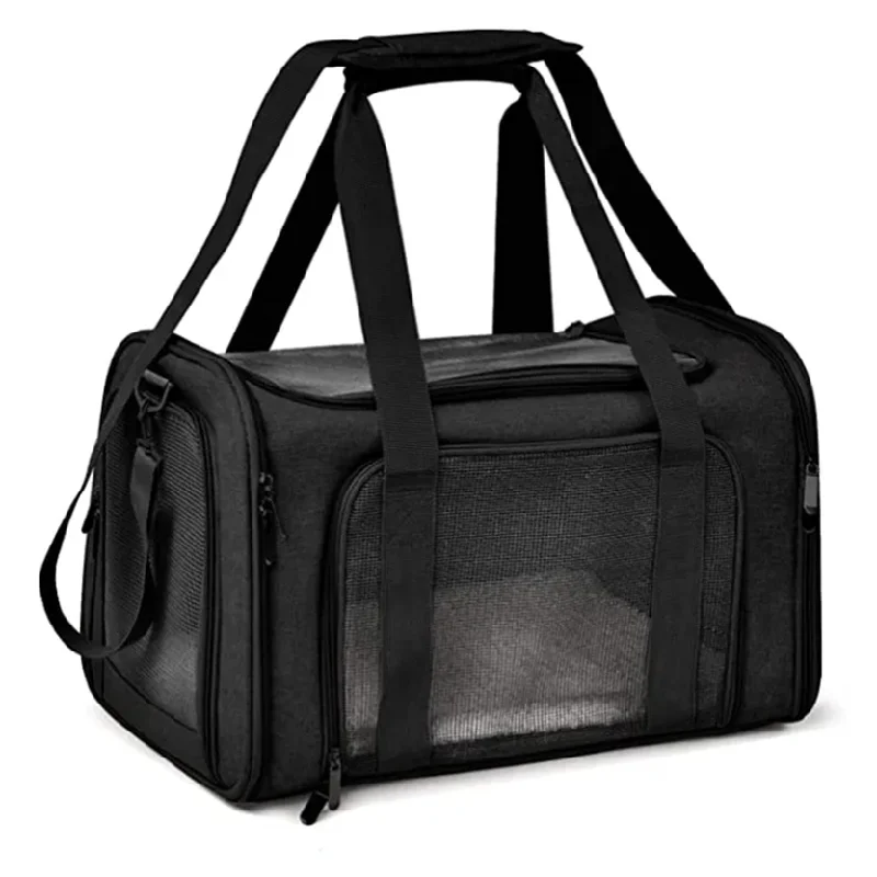 Black - Pet Carrier Bag