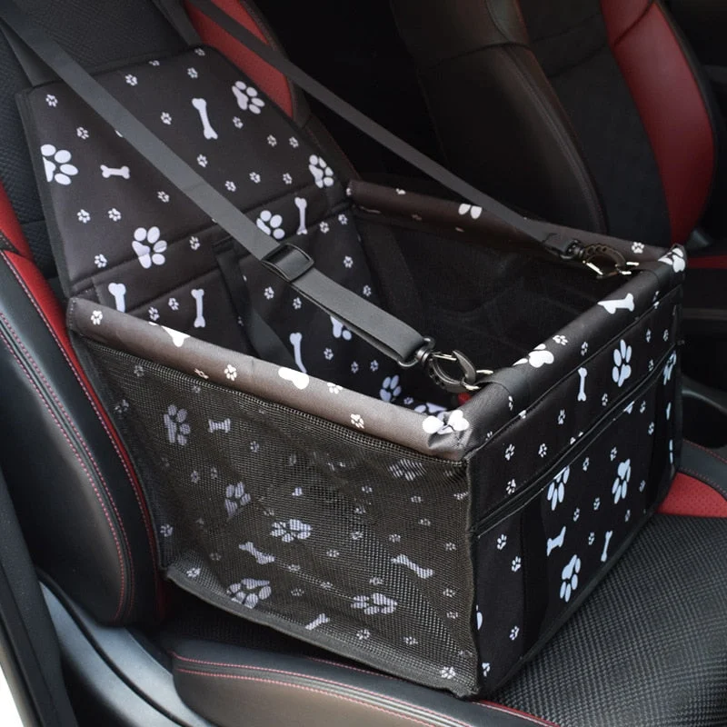 Black - 1 / Bone Prints / Pet Carrier