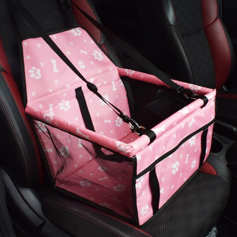 Pink - 2 / Bone Prints / Pet Carrier