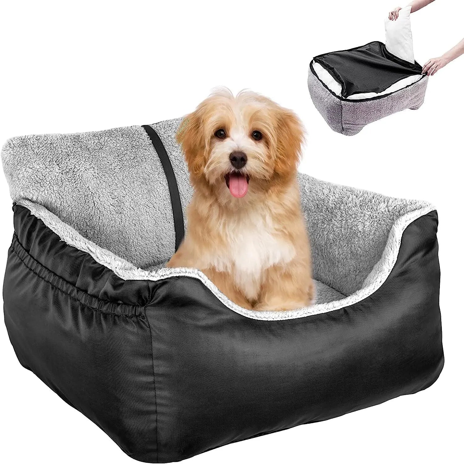 Black - Pet Car Seat