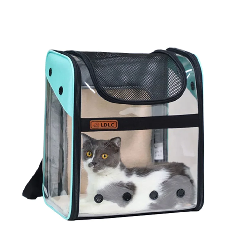 Pat and Pet Emporium | Pet Carriers | Pet Clear Carry Backpack