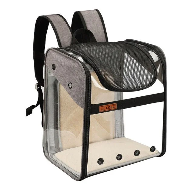 Gray - Pet Backpack