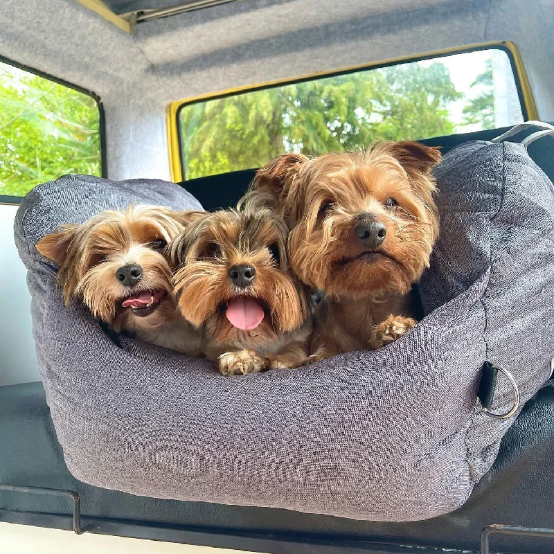 Gray - Pet Travel Bed