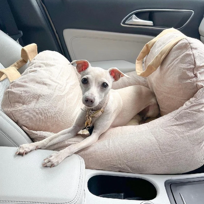 Beige - Pet Travel Bed