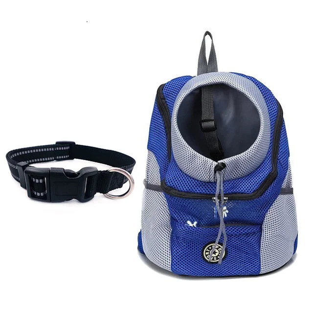 Blue - Pet Carrier / With Collar