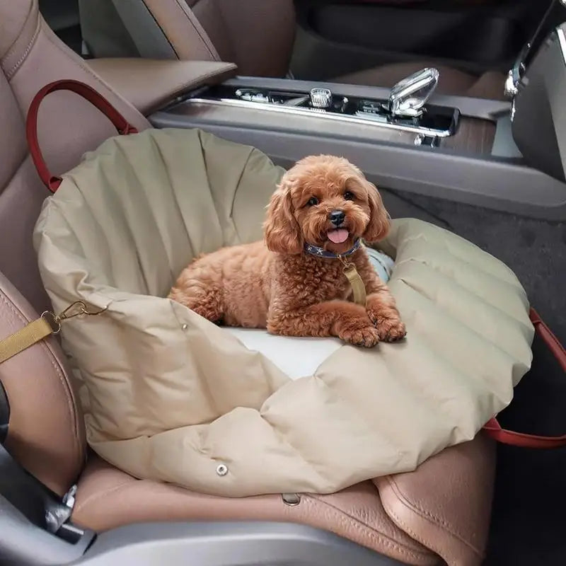 Pet Dog Car Seat Bed | Nonslip Portable Cat Travel Carrier Bag | Puppy Kitten Booster Seat | Car Seat Protector | Outdoor Pet Supplies