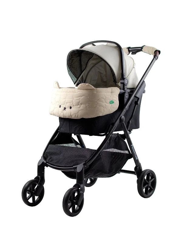 Pet Stroller, ECO - Ivory + BerryMore Edition