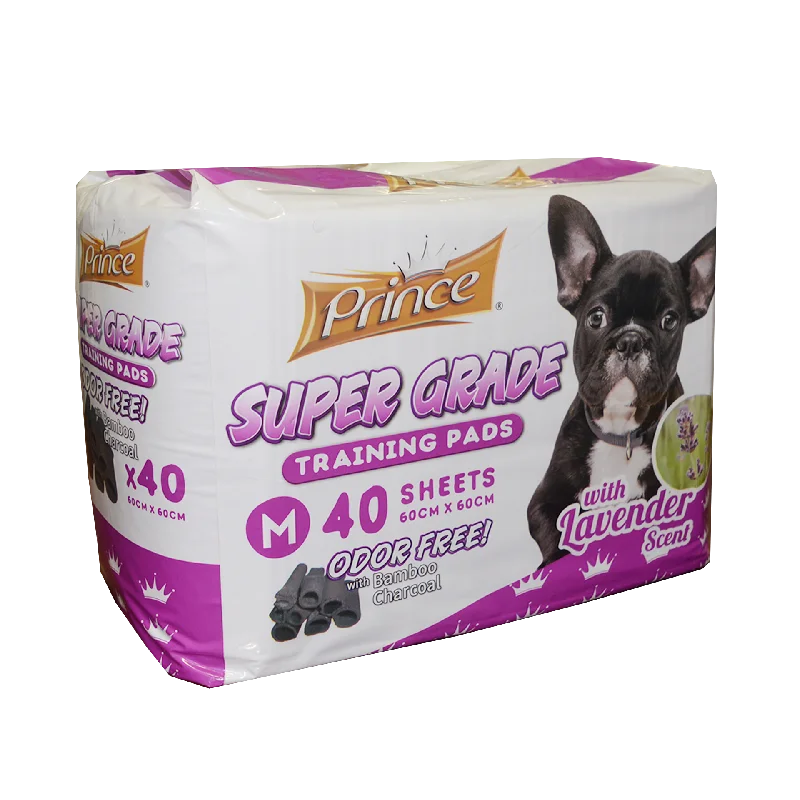 Prince Puppy Super Grade Training Pads, With Lavander Scent