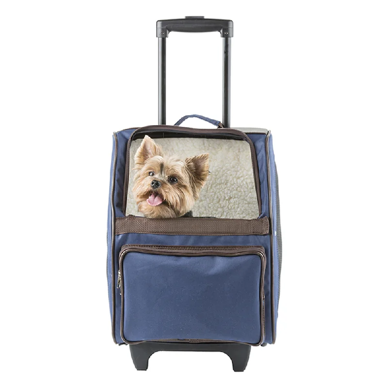 RIO Rolling Pet Carrier: Navy