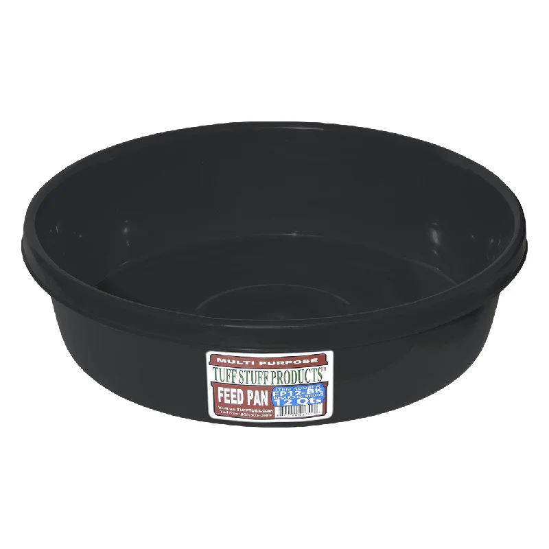 Tuff Stuff feed pan 12 Qts (BLACK)