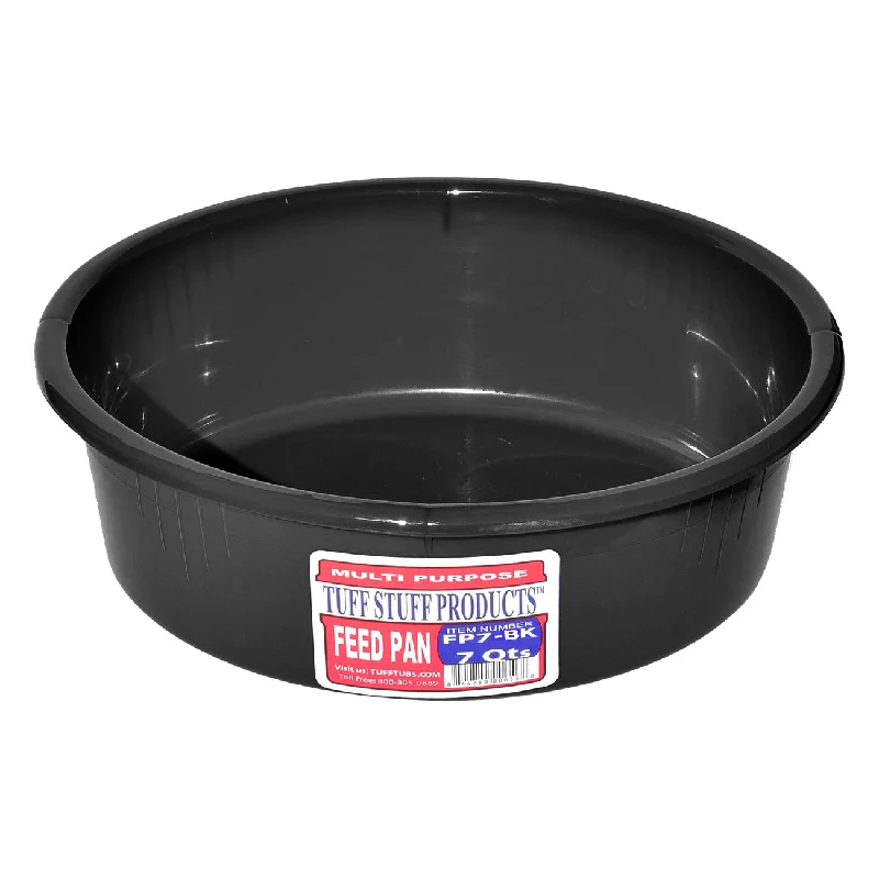 Tuff Stuff feed pan 7 Qts (BLACK)