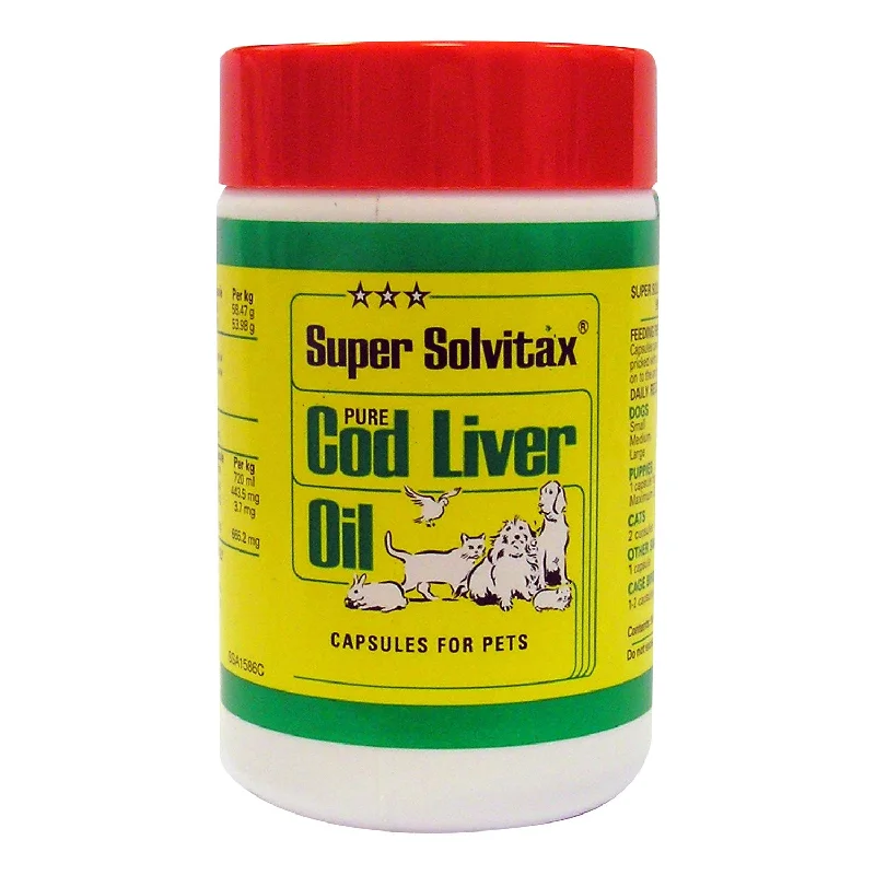 Super Solvitax Pure Cod Liver Oil Capsules 90 capsules