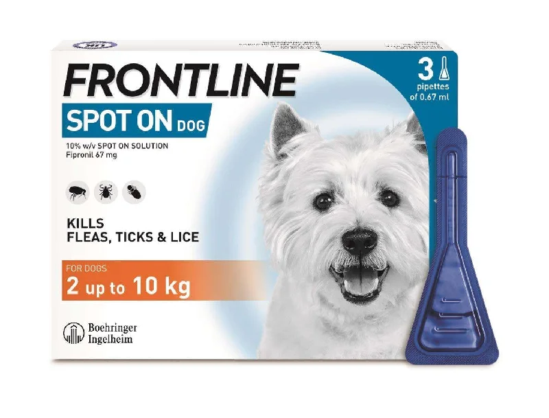 Frontline Plus Spot On Small Dog Pipettes