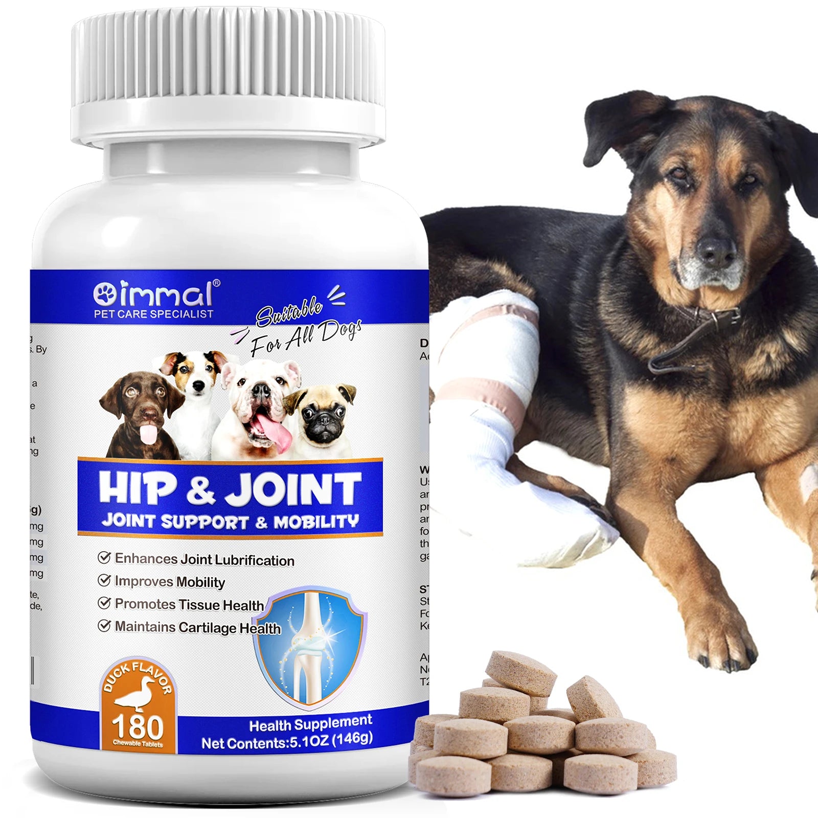 Hip and Joint Supplement Nourishing Support for Your Canine Companions Mobility and Flexibility Support Joint Health for Dogs