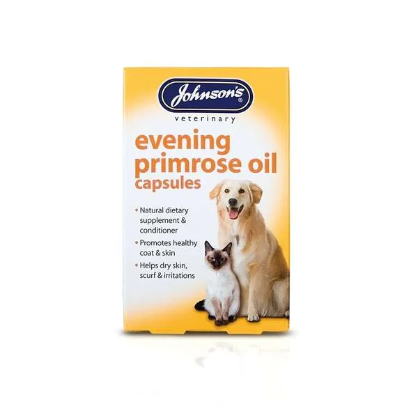 Johnson's Veterinary Evening Primrose Capsules - Pack of 60