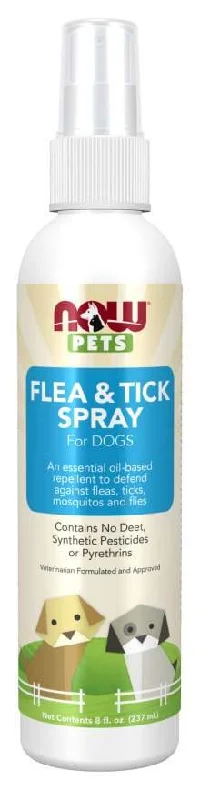 NOW Foods Pets, Flea & Tick Spray for Dogs - 237 ml