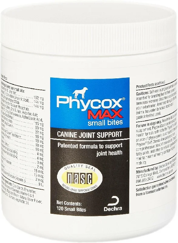 Phycox MAX Small Bites Joint Supplement (120 soft chews)