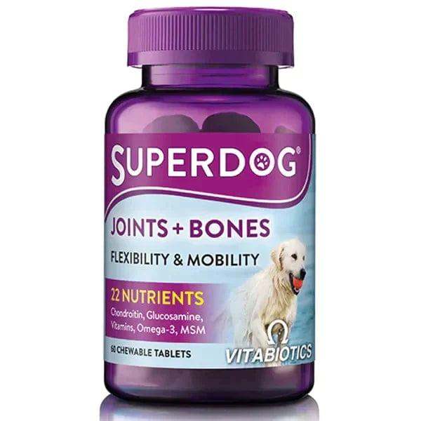 SuperDog Joints & Bones Chewable Tablets Pack of 60