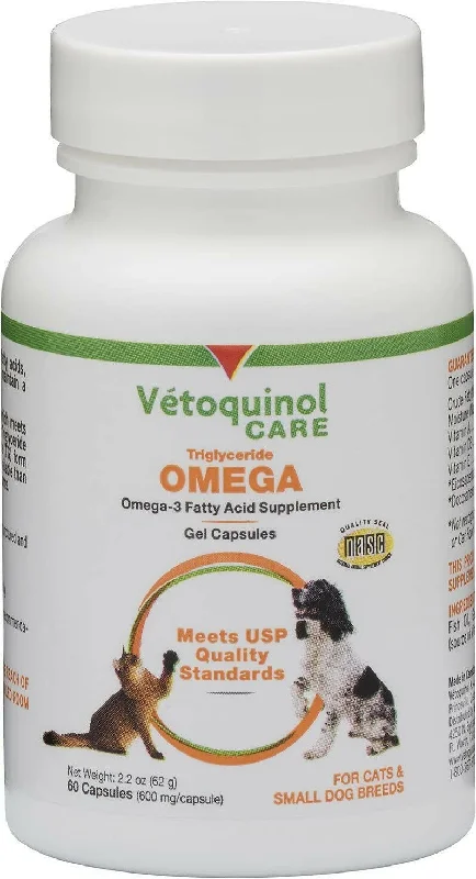 Triglyceride Omega Supplement for Small Dogs & Cats